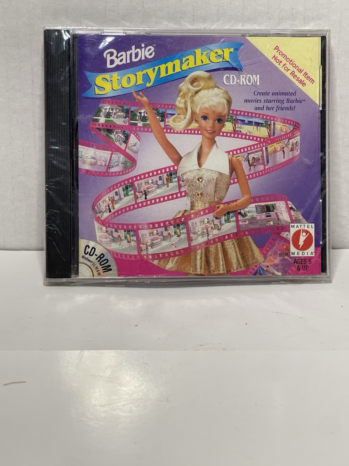 VTG Barbie Storymaker Mattel Media CD-ROM Windows Software Game Sealed