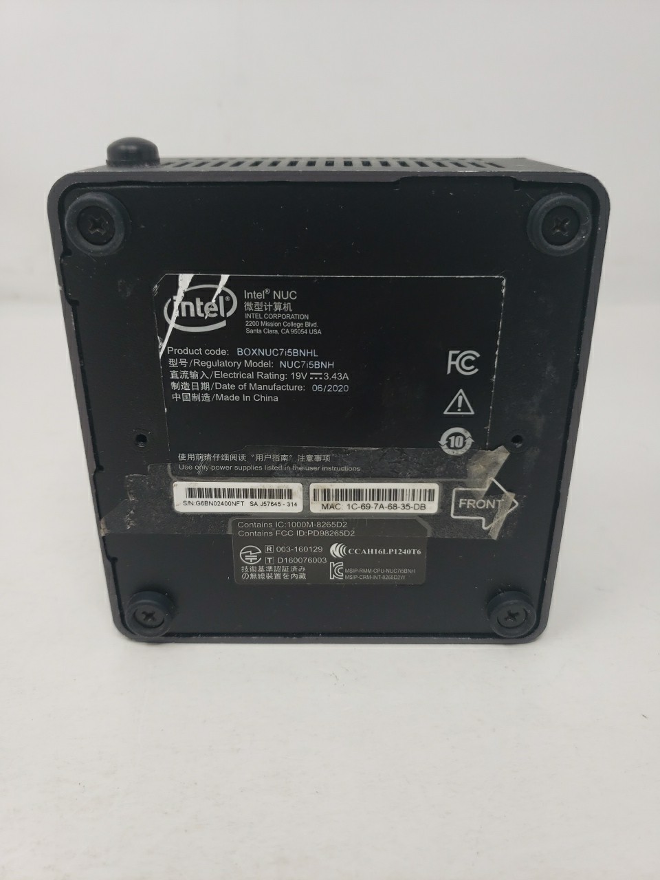 Intel NUC NUC7i5BNH Mini PC