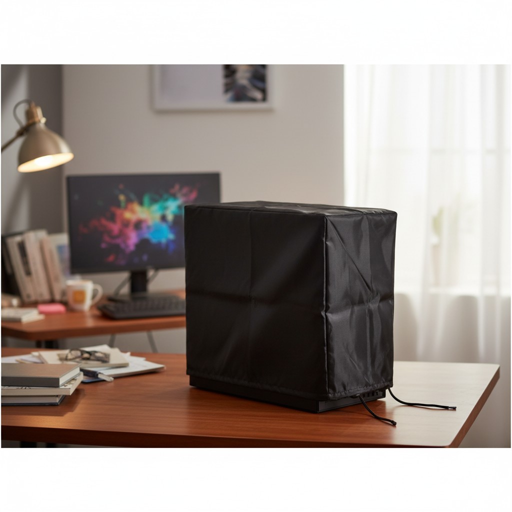 Large CPU Dust Cover 10.2"W X 24"D X 20.5"H for Mid-Tower PC