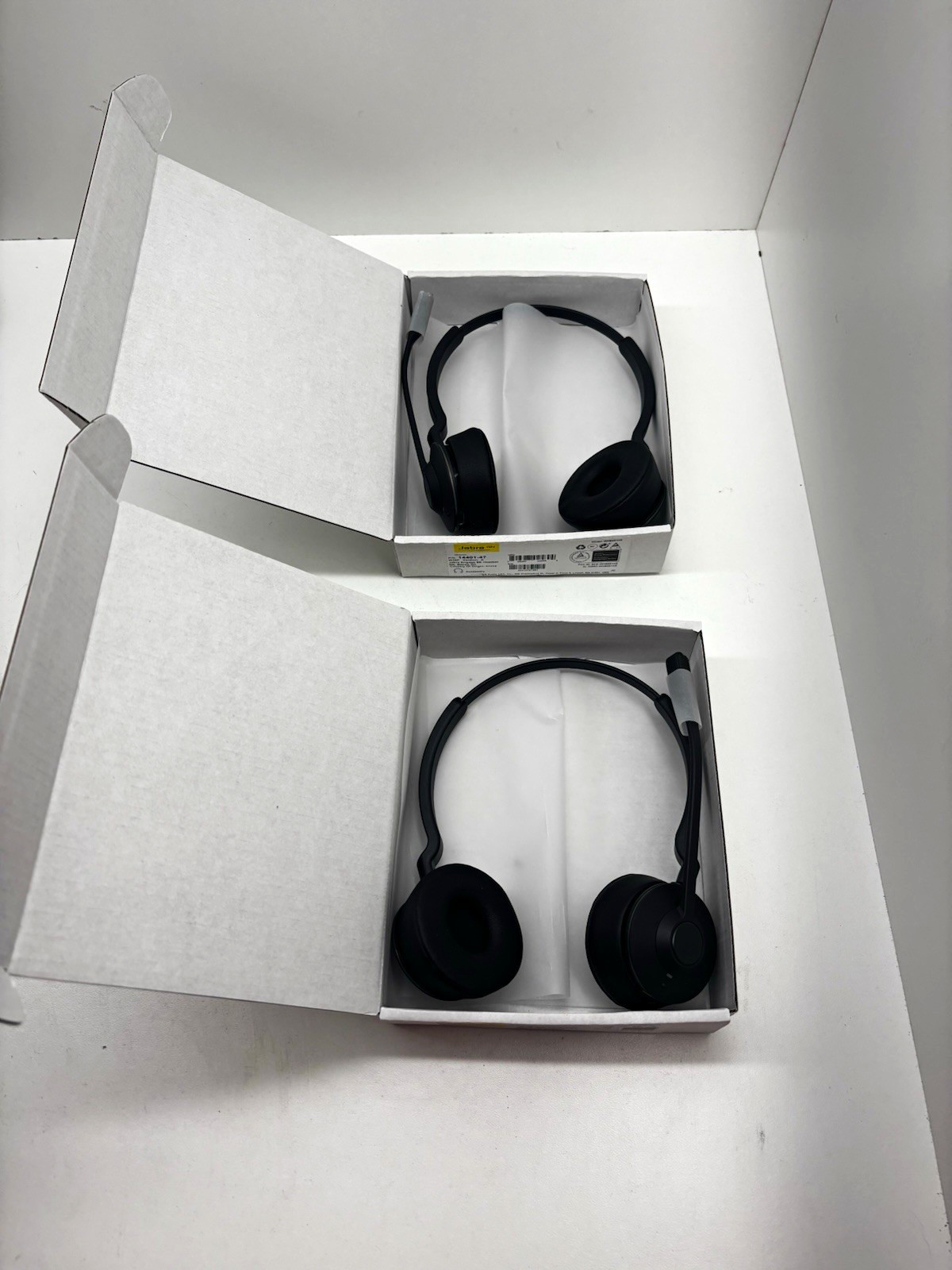 LOT OF 2 Jabra Engage SE Replacement Headset Stereo UC 14401-47 WHB051HS Open Bo