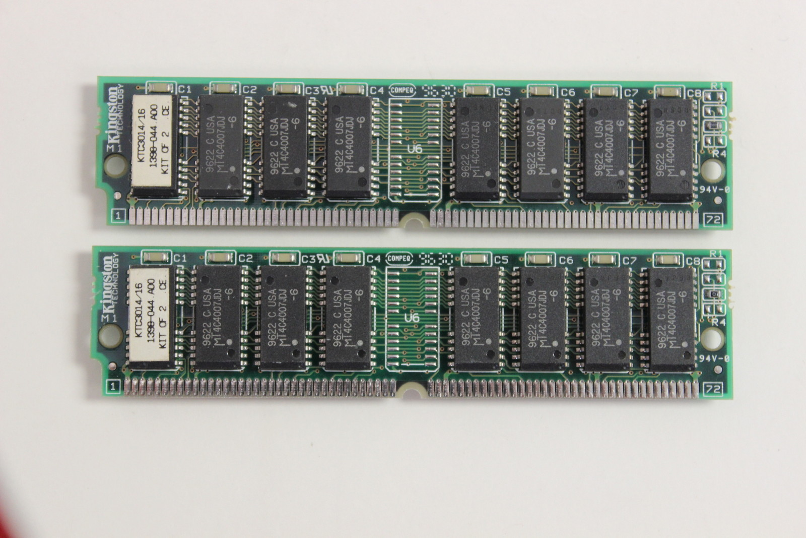 KINGSTON KTC3014/16 16MB 72 PIN SIMM MEMORY KIT (2 X 8MB) COMPAQ