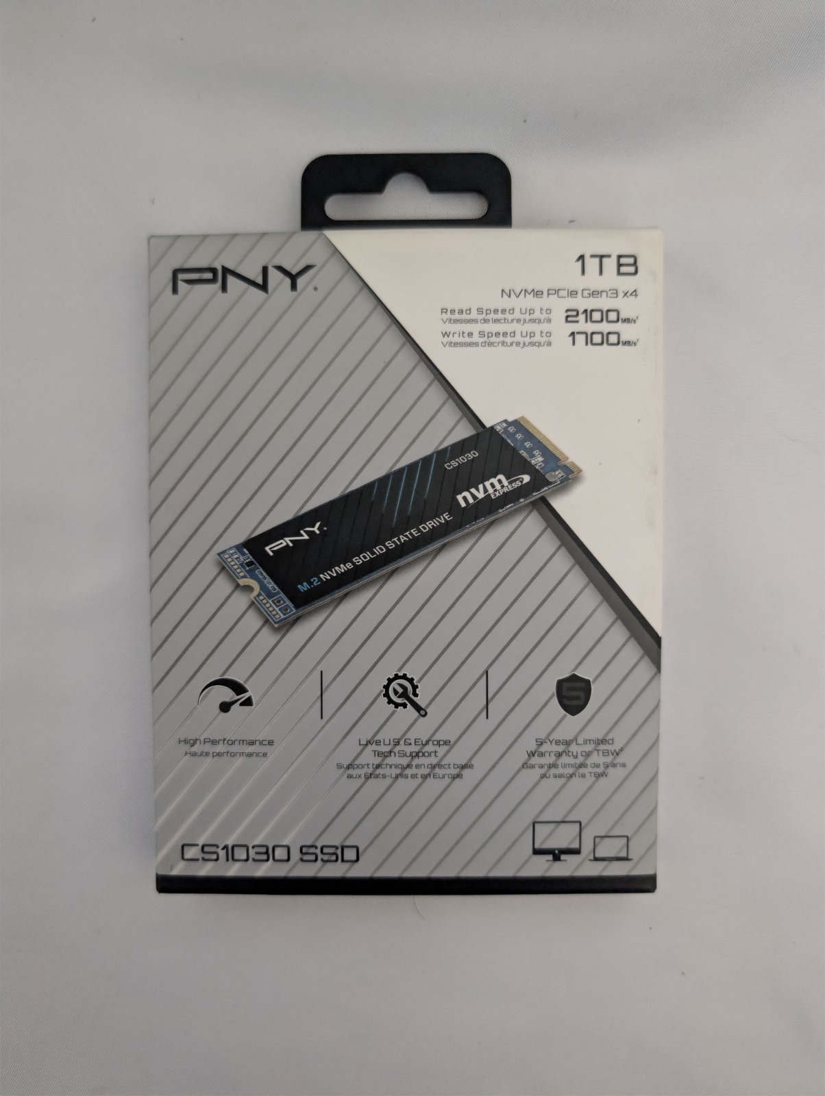 PNY CS1030 M.2 2280 1TB PCI-Express 3.0 x4, NVMe SSD