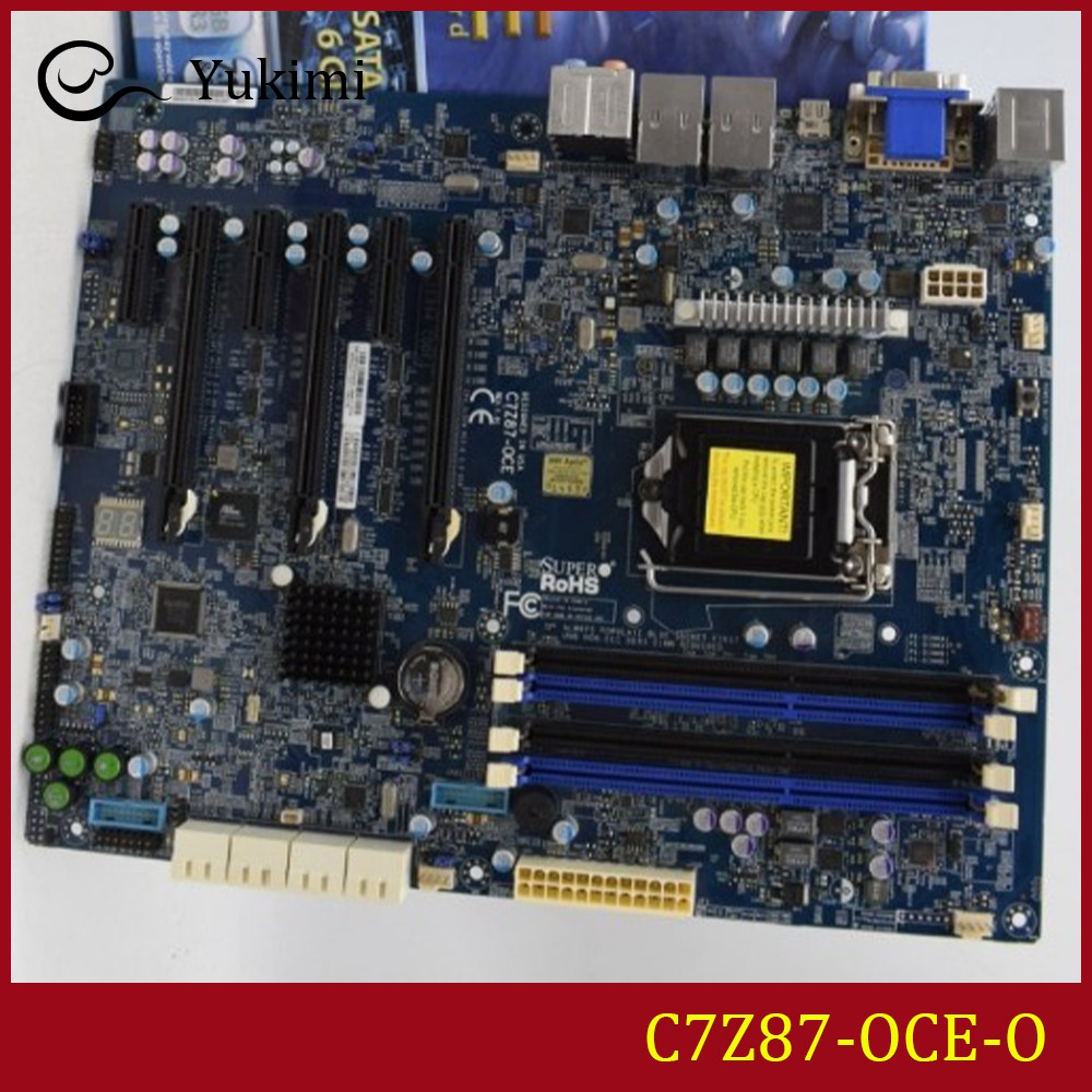 FOR Supermicro C7Z170-CG-L DDR4*4 LGA1151 64GB ATX Ｍotherboard Test OK