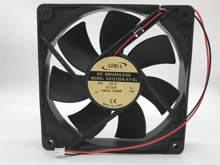 ADDA AD1212DB-A71GL 12V 0.13A 12025 computer case silent cooling fan