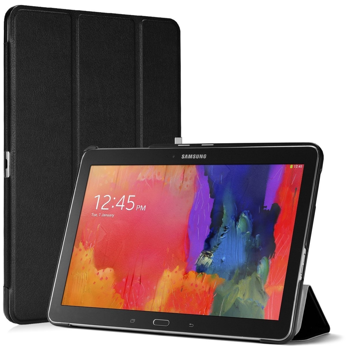 MoKo Samsung Galaxy Tab PRO 10.1" Inch Tablet Cover Case Auto Wake / Sleep-Black