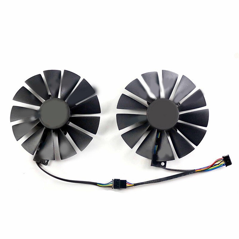 For ASUS GTX 970 980 980Ti 780 780Ti R9 Graphics Card Cooling Fan Left+Rightfan