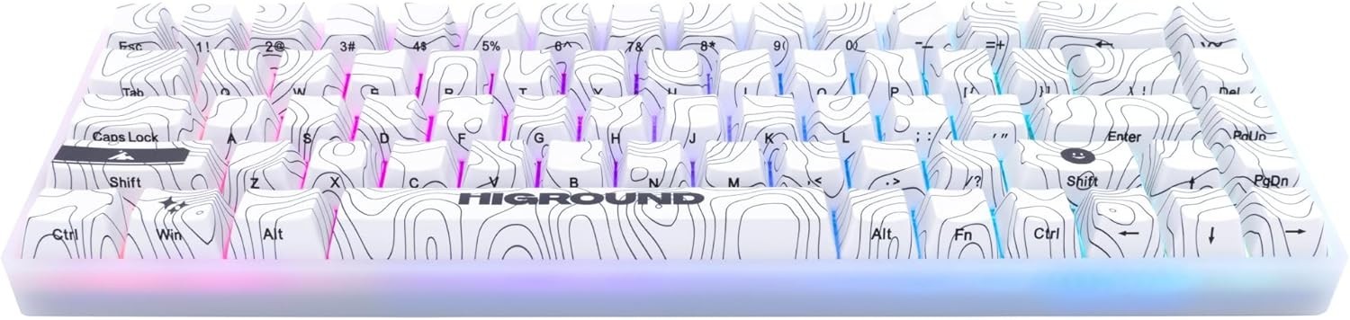 Trailhead 65% Mechanical USB Wired Gaming Keyboard, TTC Linear Switches RGB