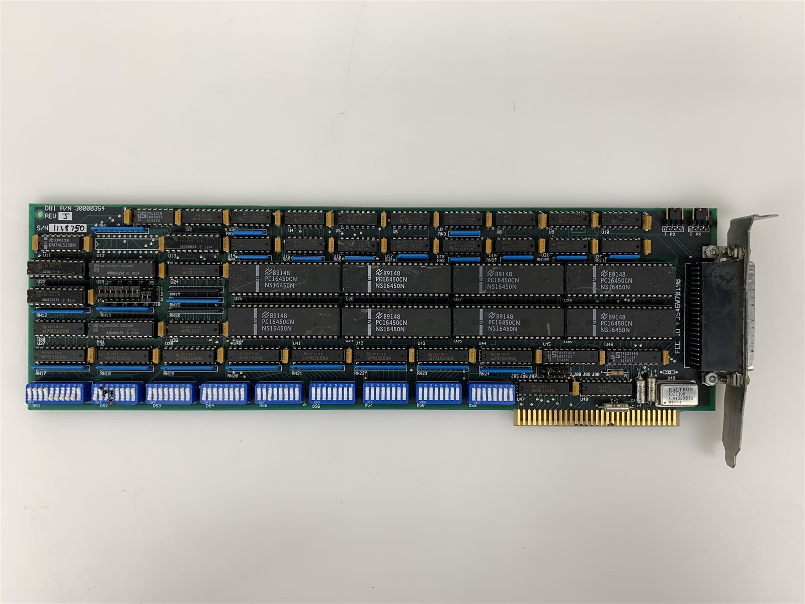 Digi International FJS46W70198 PC/8 Multiport ISA Serial Card