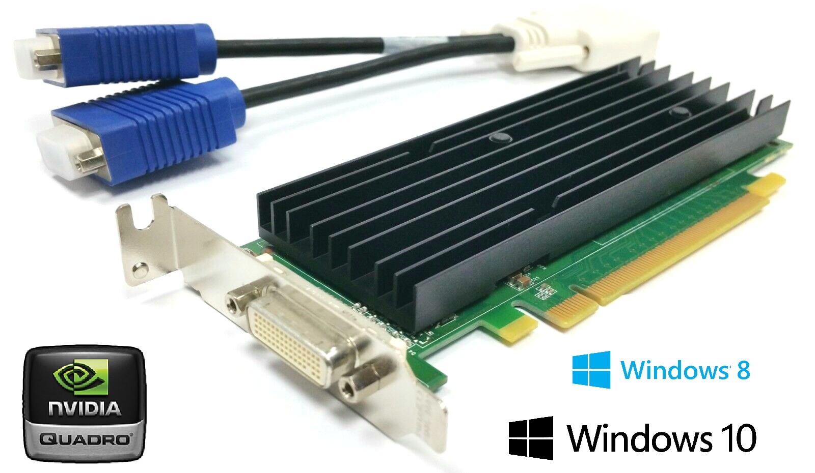 Optiplex Low Profile Half Height SFF Dual Monitor VGA Video Graphics Card