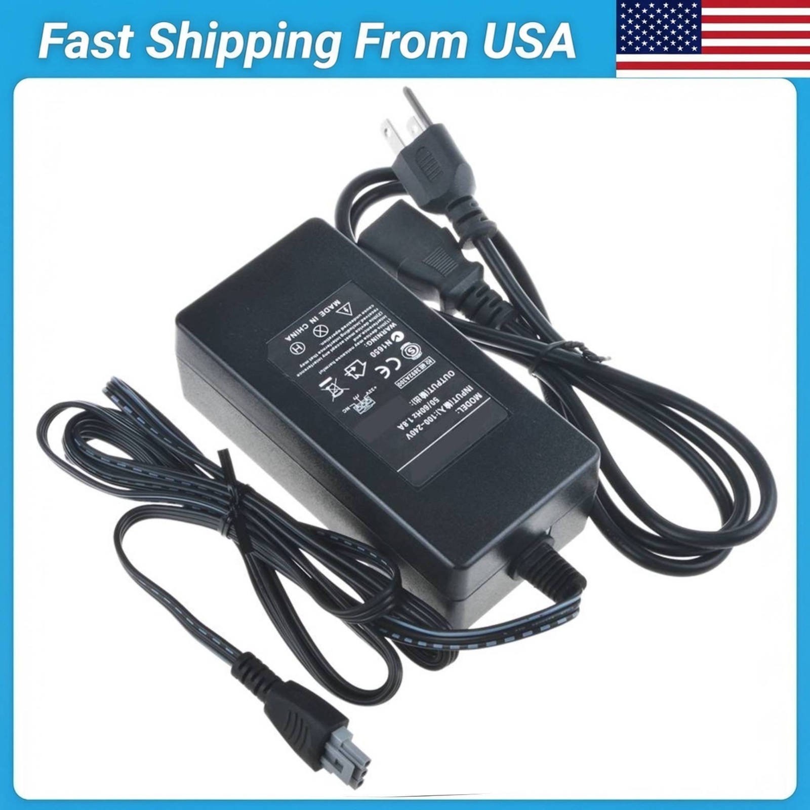 AC/DC Adapter for HP 0957-2178 09572178 AIO Inkjet Fax Copier Printer 32V/16V