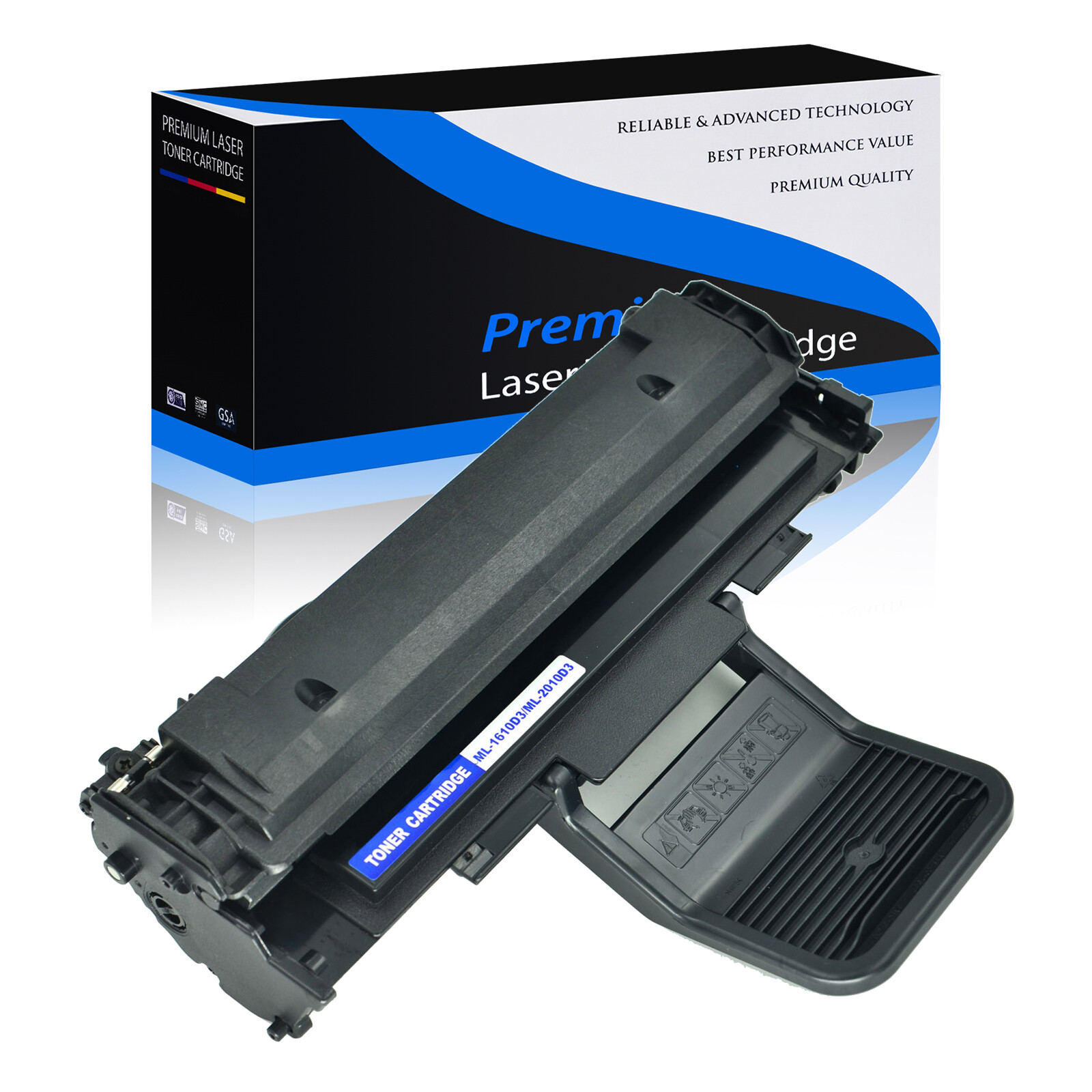 1PK ML1610 Toner Cartridge For Samsung ML-2010 ML-2510 ML-2570 ML-2571N ML-2015