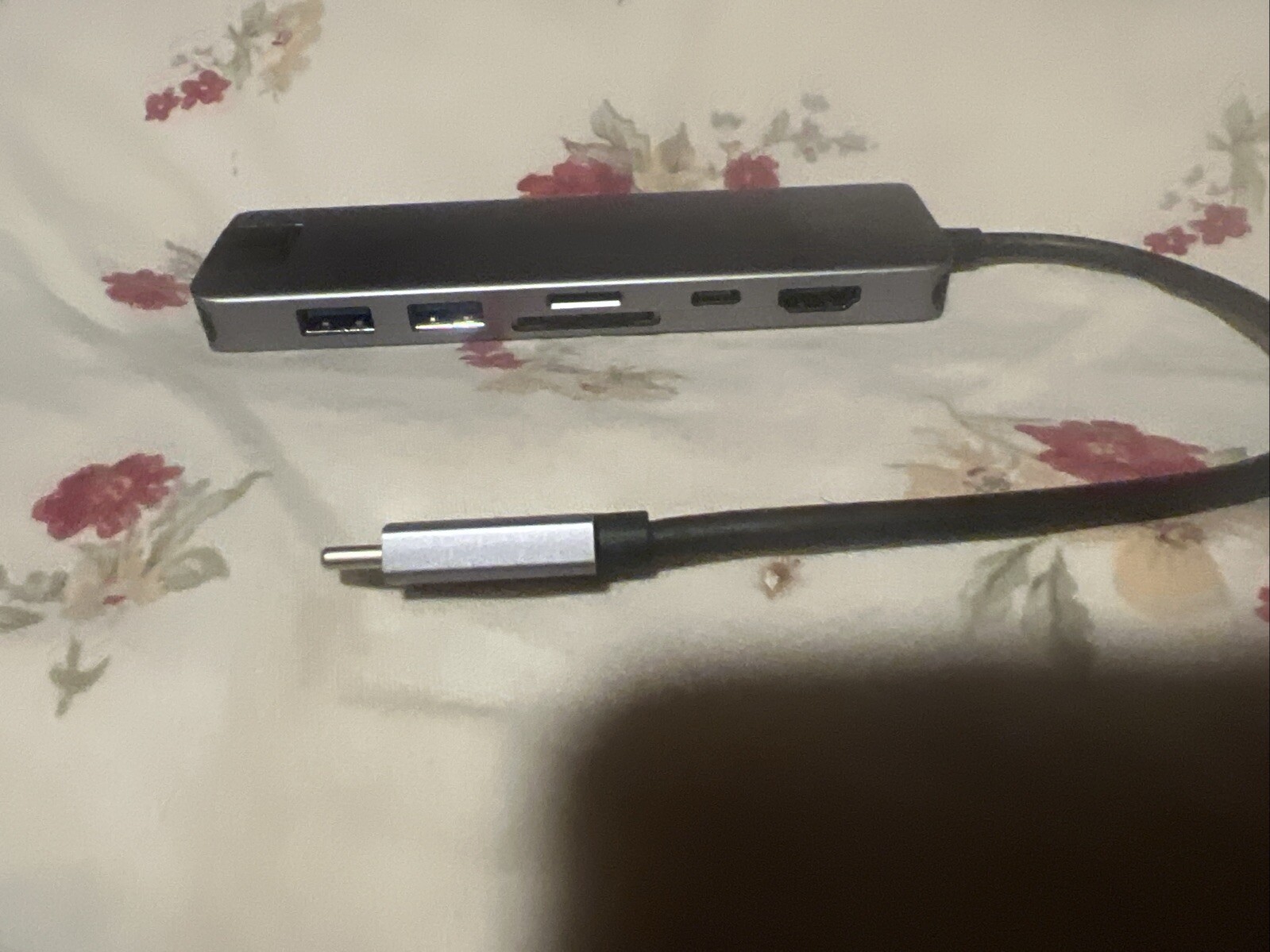 New HYPER DRIVE ☆ SLAB 7-in-1 USB-C Hub for Windows, PC, Mac, Chromebook Openbox