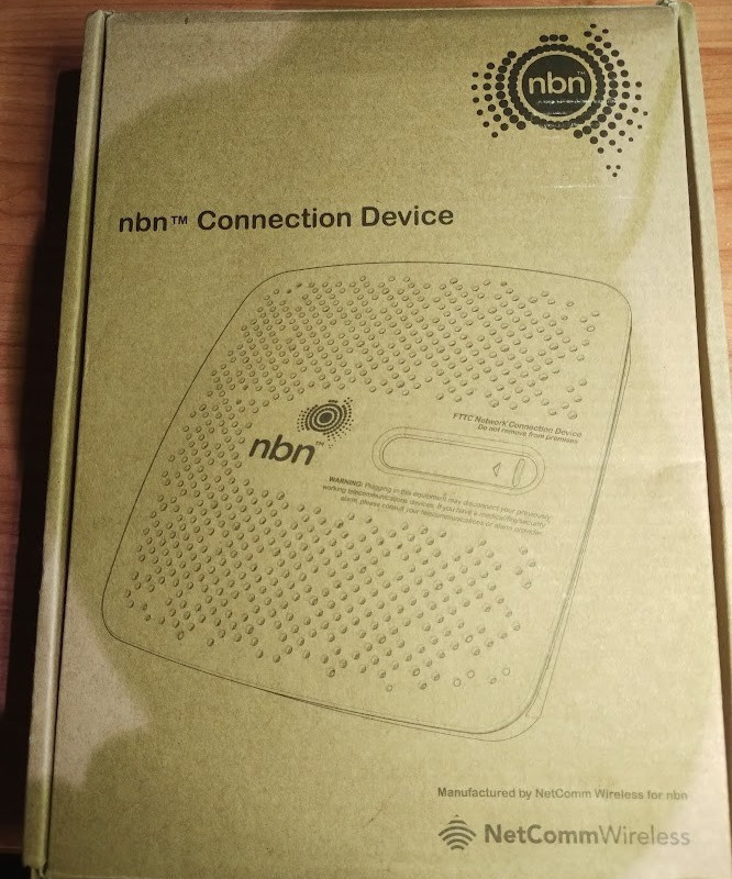 NBN NetCommWireless FTTC Network Connection Device Model NDD-0300