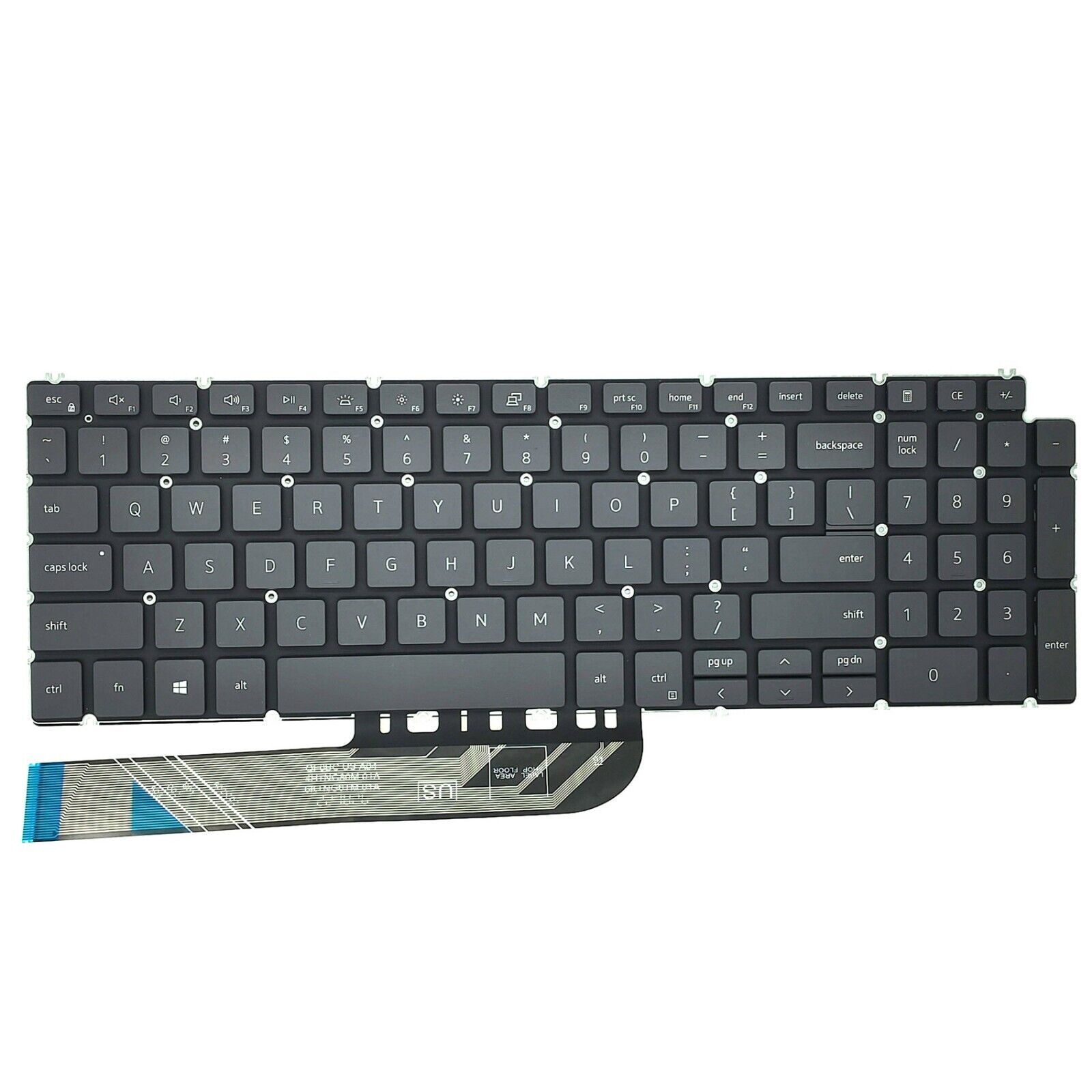 Dell inspiron 15 3501 3502 Latitude3510 Series Replacement Backlit Keyboard Gray