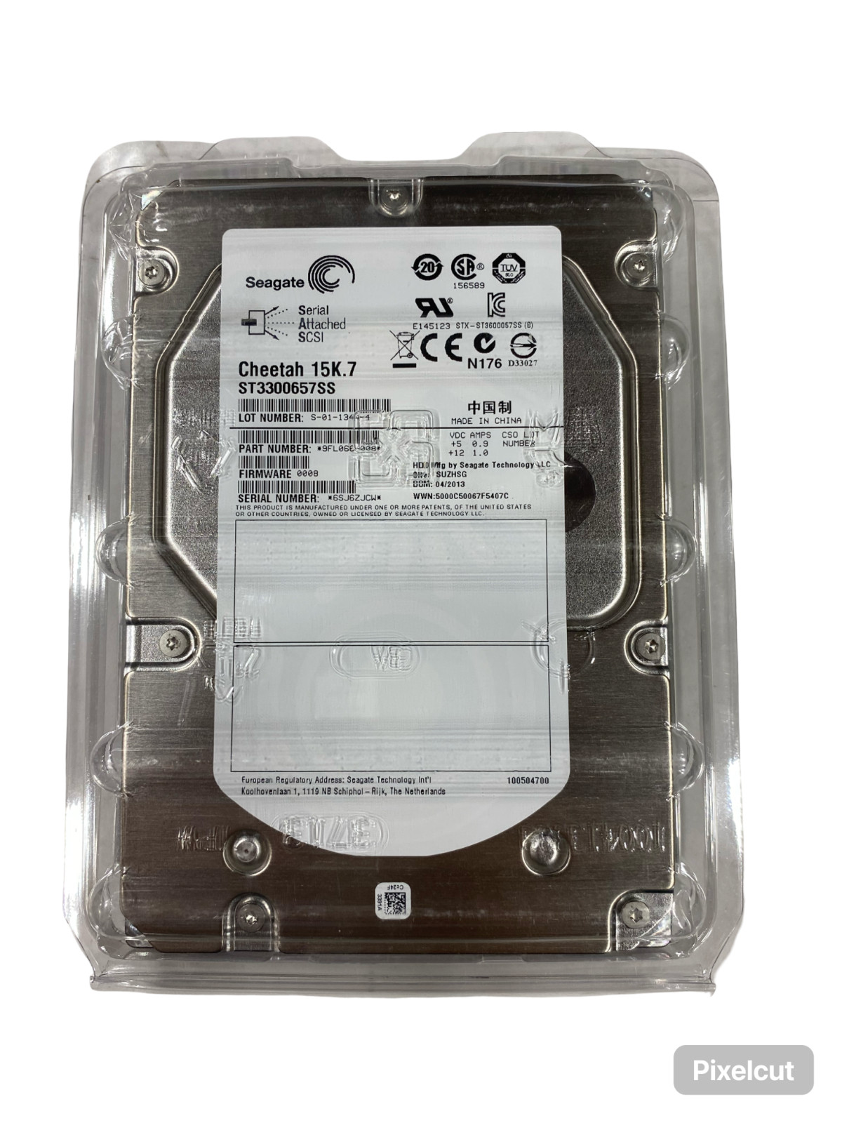 SEAGATE ST3300657SS 300GB 6G 15K 3.5" SAS HARD DRIVE #13