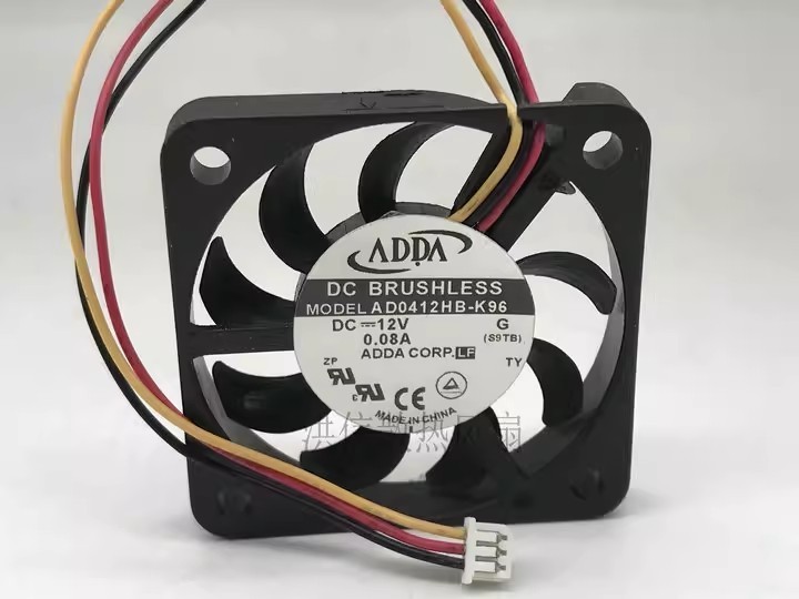1PCS ADDA AD0412HB-K96 4006 DC12V 0.08A Silent Ultra-Thin Computer Fan 4CM