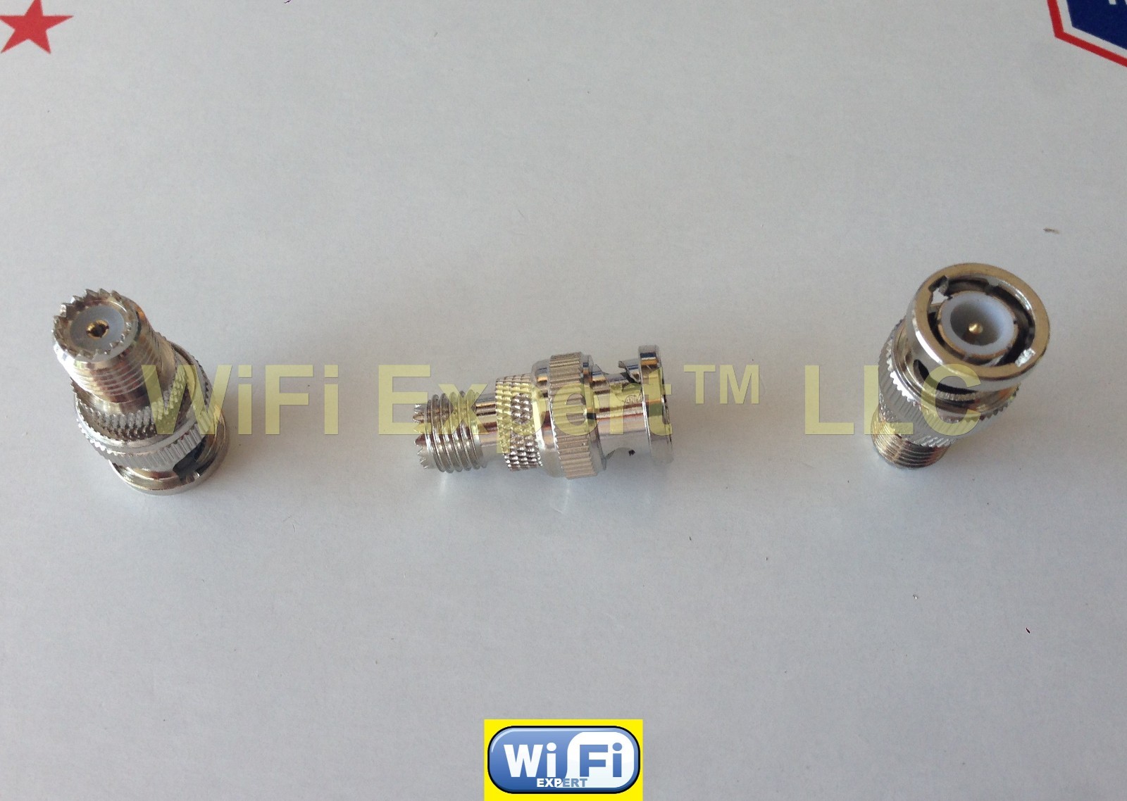 1 x BNC Male to Mini UHF Female Straight RF Connector Adapter CONVERTER USA