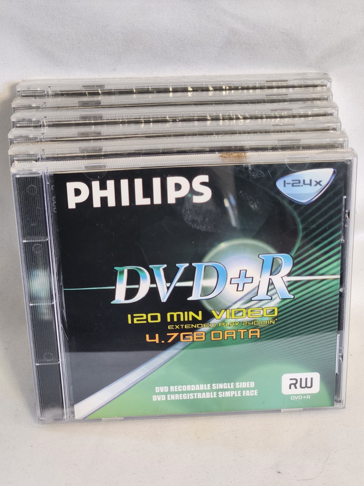 6 PK Philips DVD+R DVDR Blank Media 4.7GB 120 Minute 4 NEW/SEALED PACKAGES