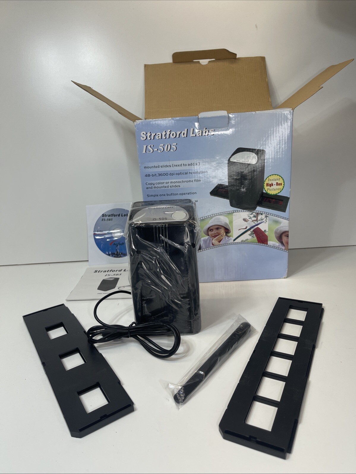 NEW STRATFORD LABS IS-505 SLIDES PHOTO FILM - COMPUTER DIGITAL SCANNER CONVERTER