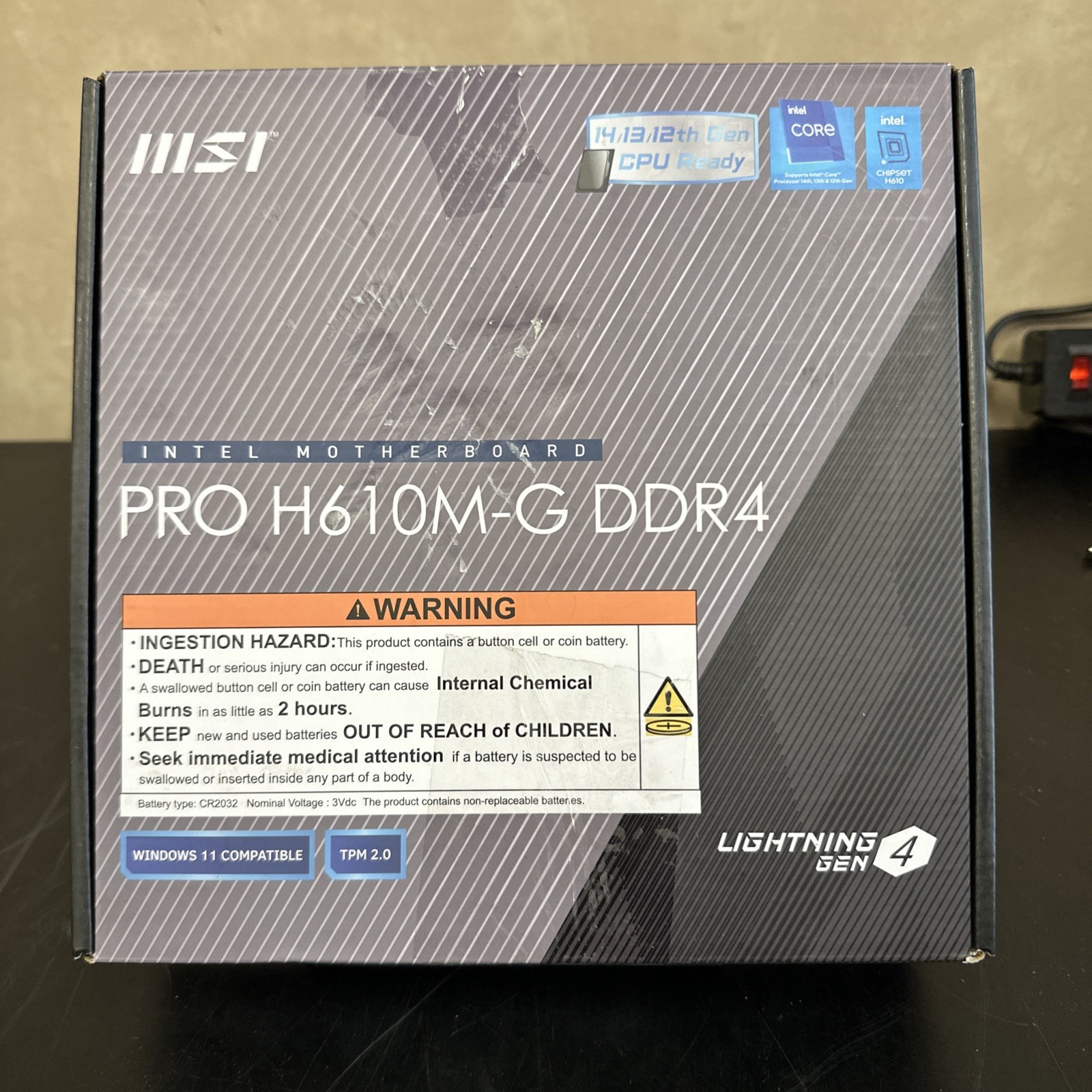 MSI PRO H610M-G DDR4 DDR4 Motherboard mATX, LGA 1700 Socket, DDR4