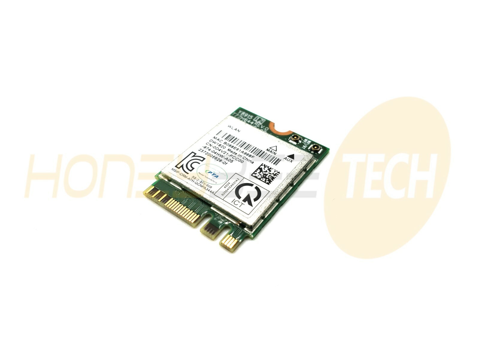 GENUINE DELL LATITUDE 5580 E5570 WIRELESS WIFI CARD DW1820 D4V21 0D4V21 TESTED