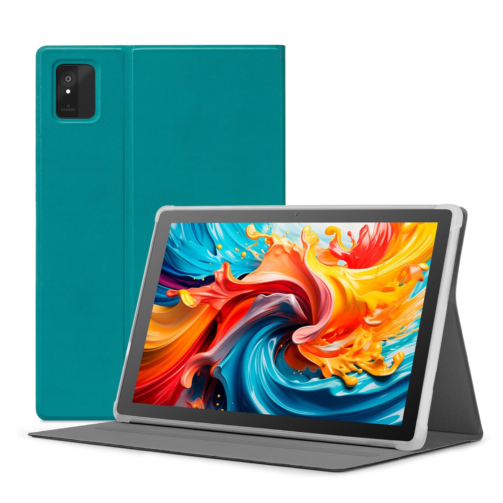 Android 15 Tablets, 10.1 inch Android Tablet with 8GB RAM 64GB ROM, Expandable