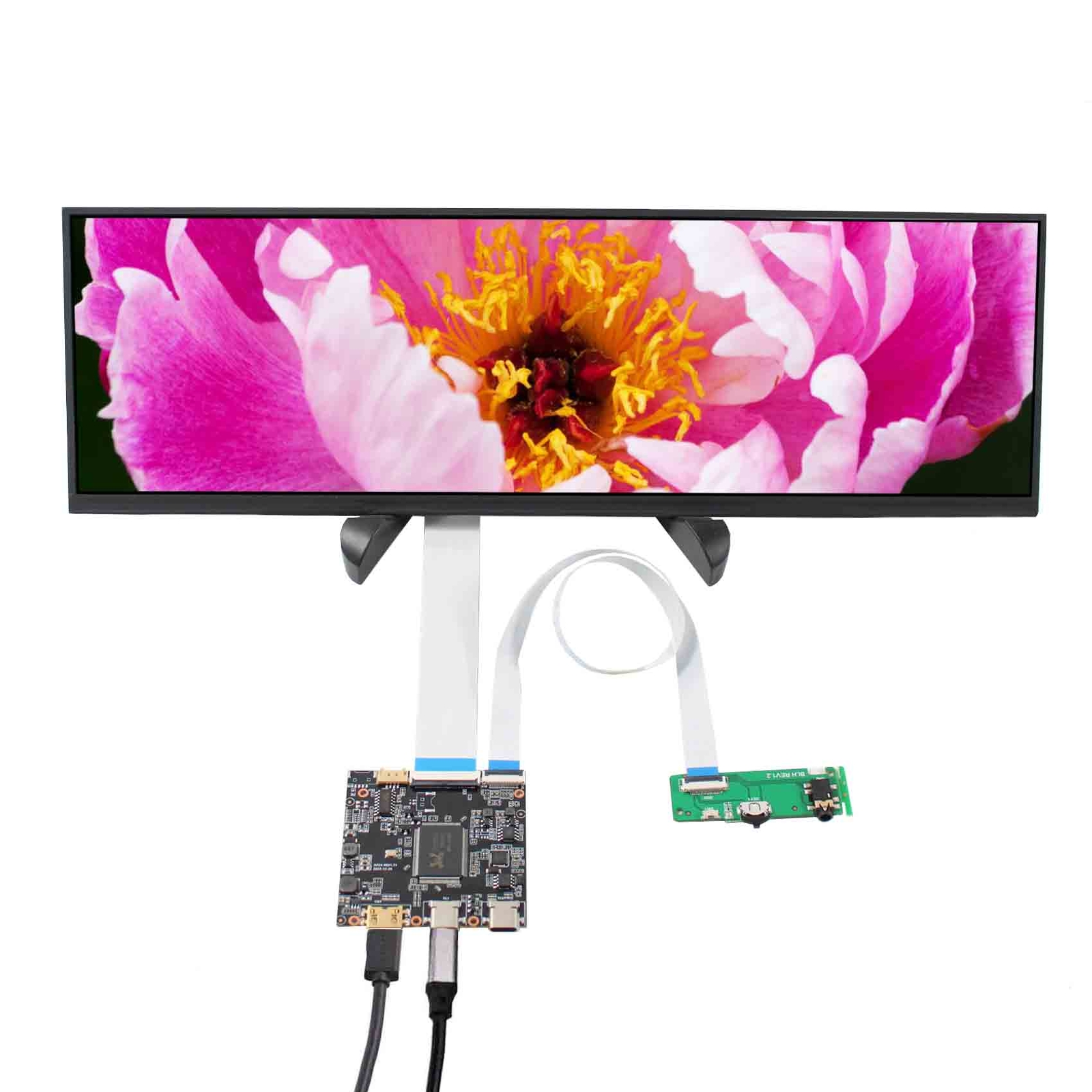 HDUSB C Type C LCD Controller Board 14.5inch 2560X720 2K IPS LCD Screen