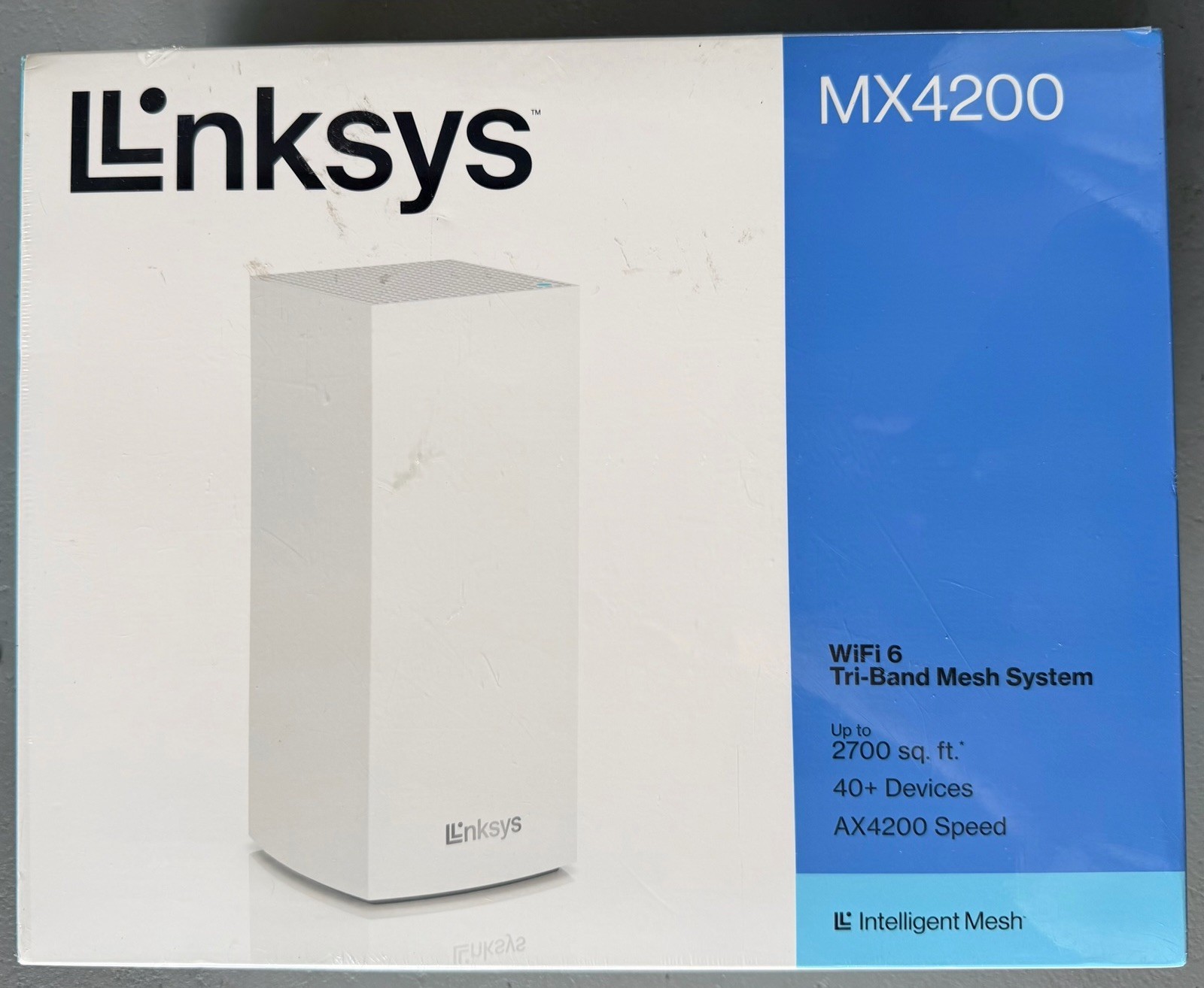 Linksys MX4200 WiFi 6 Tri-Band Mesh Router AX4200 (Brand New)