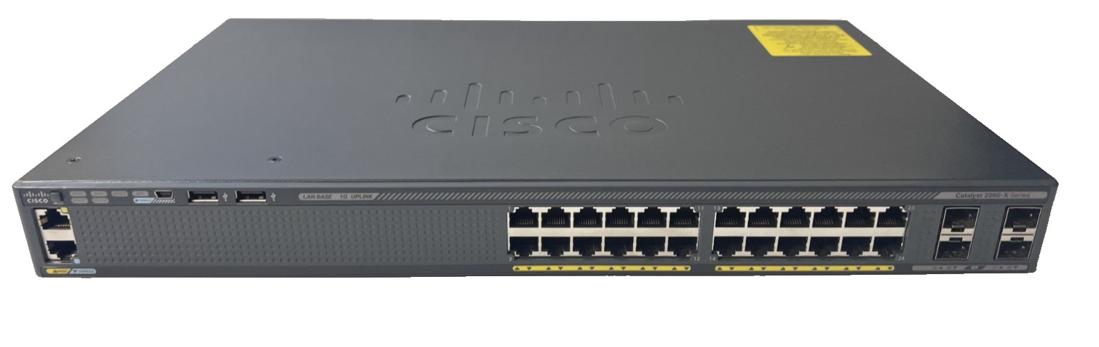 Cisco  Catalyst (WS-C2960S-24PS-L) 24-Ports Rack-Mountable Switch Managed