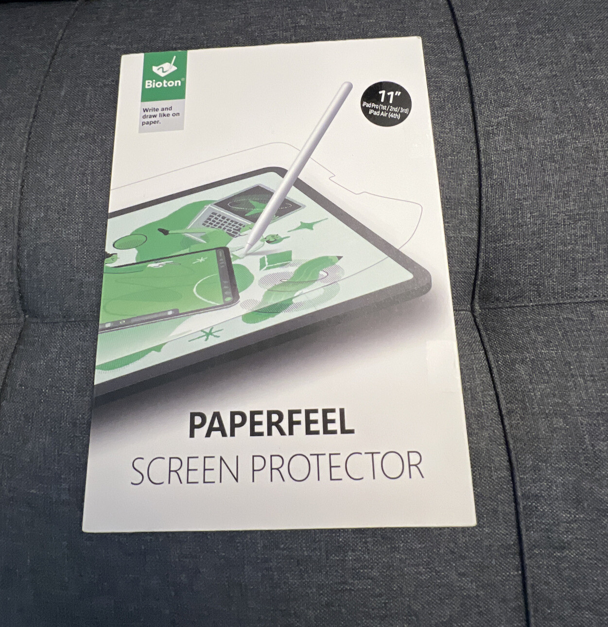 Bioton Paperfeel Screen Protector Compatible with iPad Pro 1,2,3 - 11” & Air 4th
