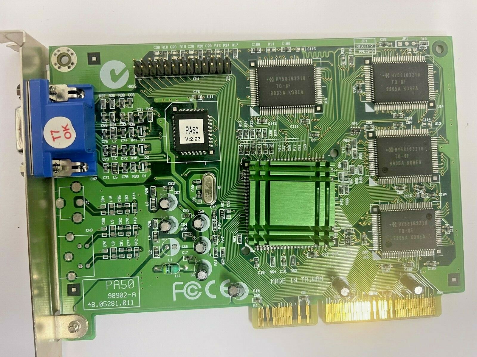 VINTAGE ACER AOPEN PA50 SIS 6326 4 MB PCI VGA CARD 98902-A 48.05281.011 MXB26