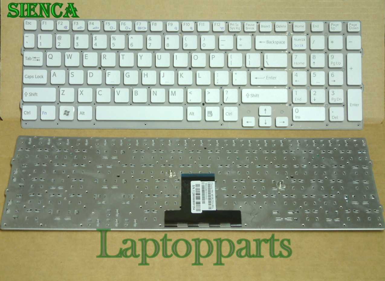 GENUINE Sony Vaio VPC-EB VPCEB 15.5" White Keyboard 148793221 NEW US 