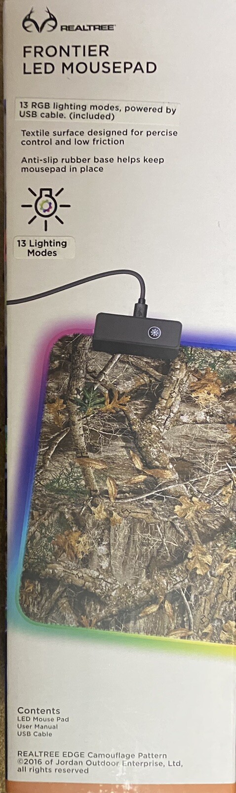 Realtree Frontier LED MousePad - BRAND NEW