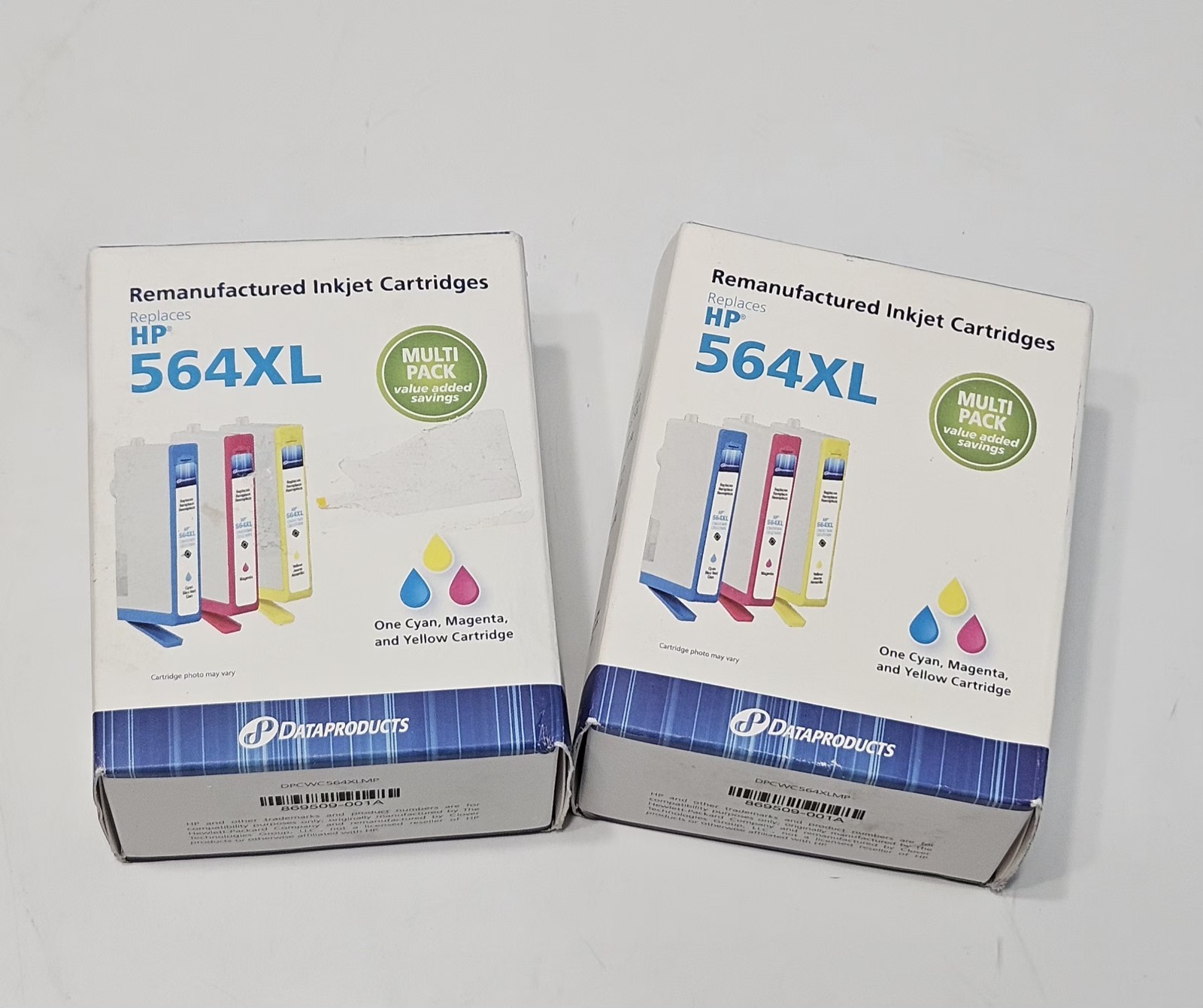 2 Pack Dataproducts HP 564XL Multi-Color Ink Cartridge Set