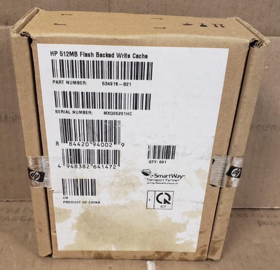 NEW HP 512MB Flash Backed Write Cache with Battery 534916-B21 578882-001