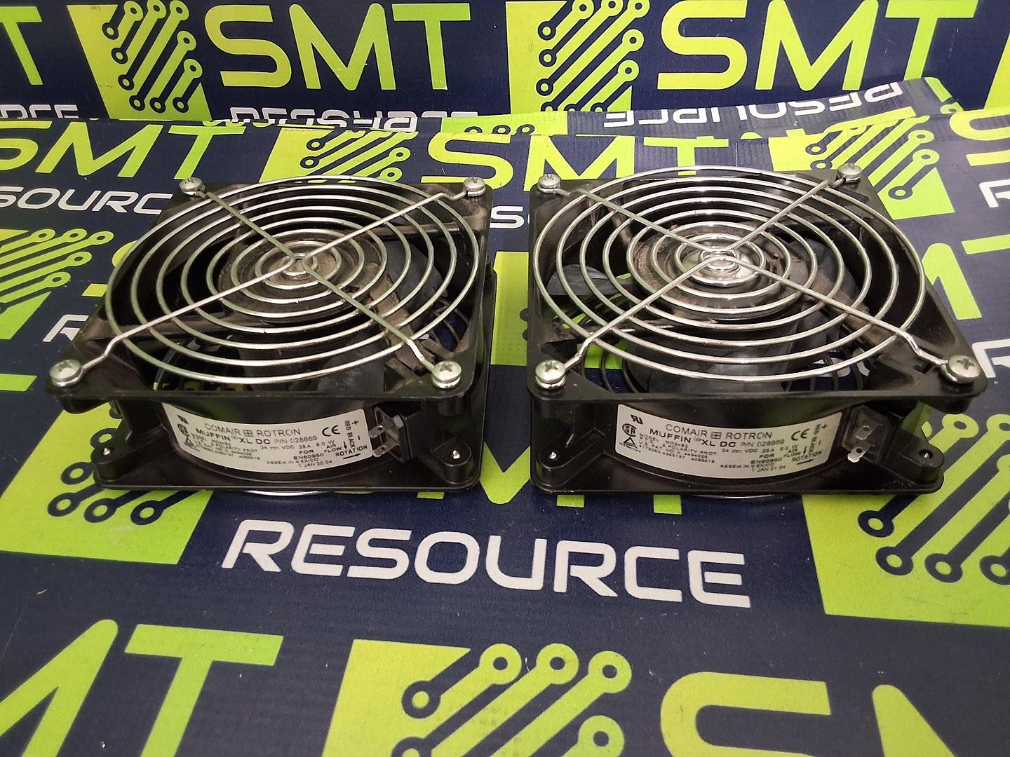 COMAIR ROTRON MD24B2 / 028869 COOLING FAN MUFFIN XL DC 24V- LOT OF 2 UNITS -