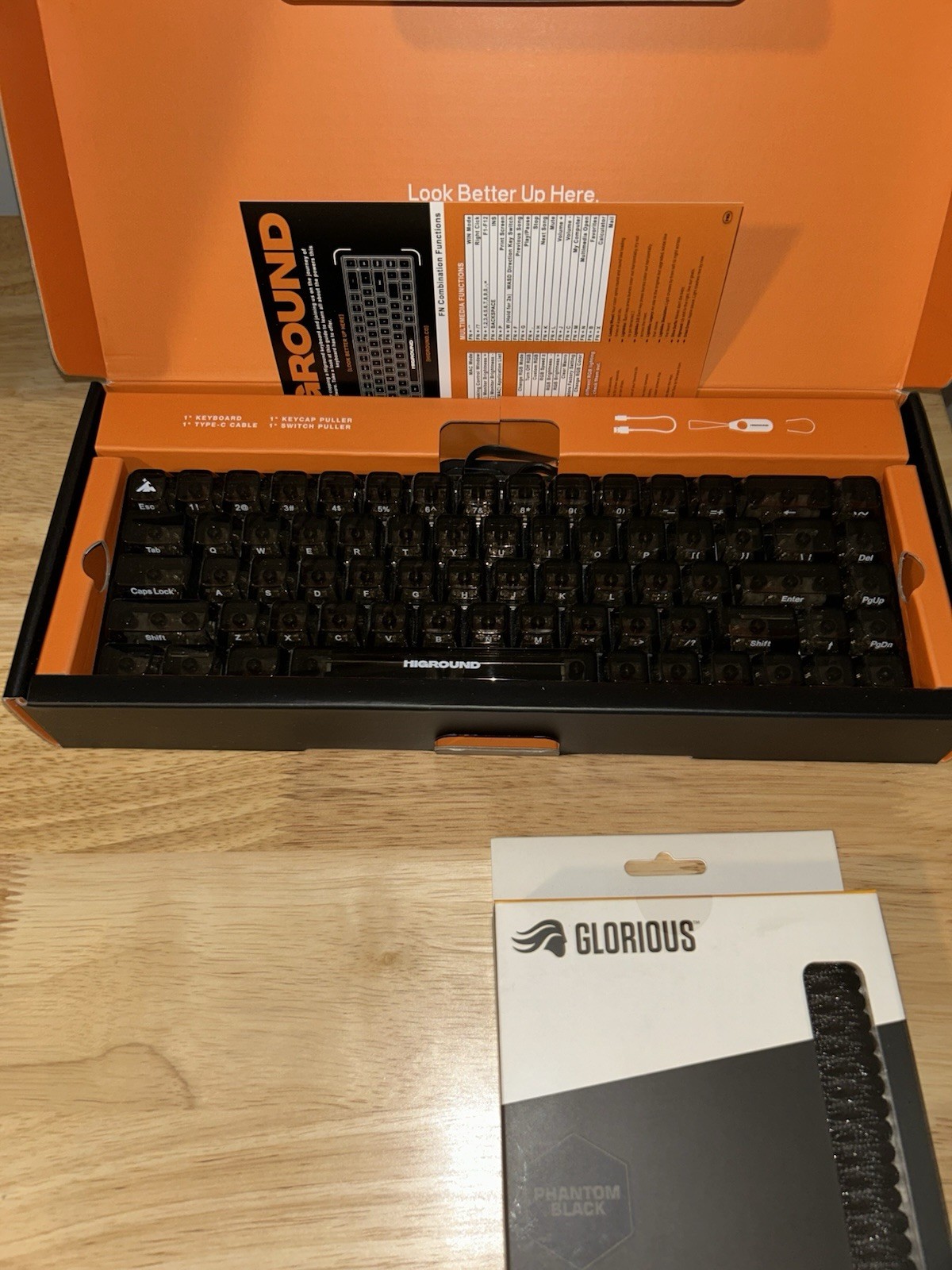 Higround Keyboard (obsidian), New Coiled Cable
