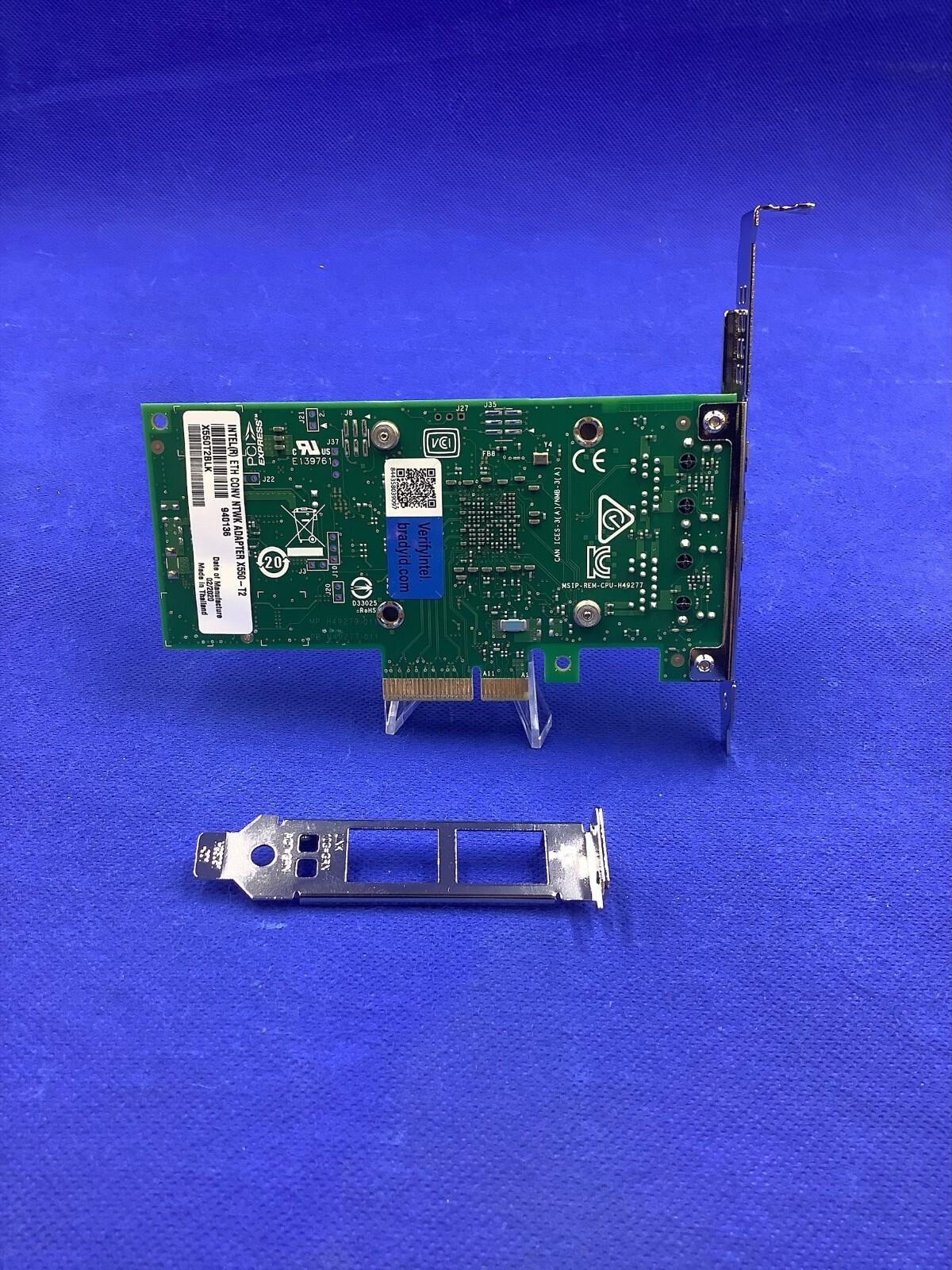X550-T2 Intel 10Gb RJ45 Ethernet Converged PCIe Network X550T2 Intel Yottamark
