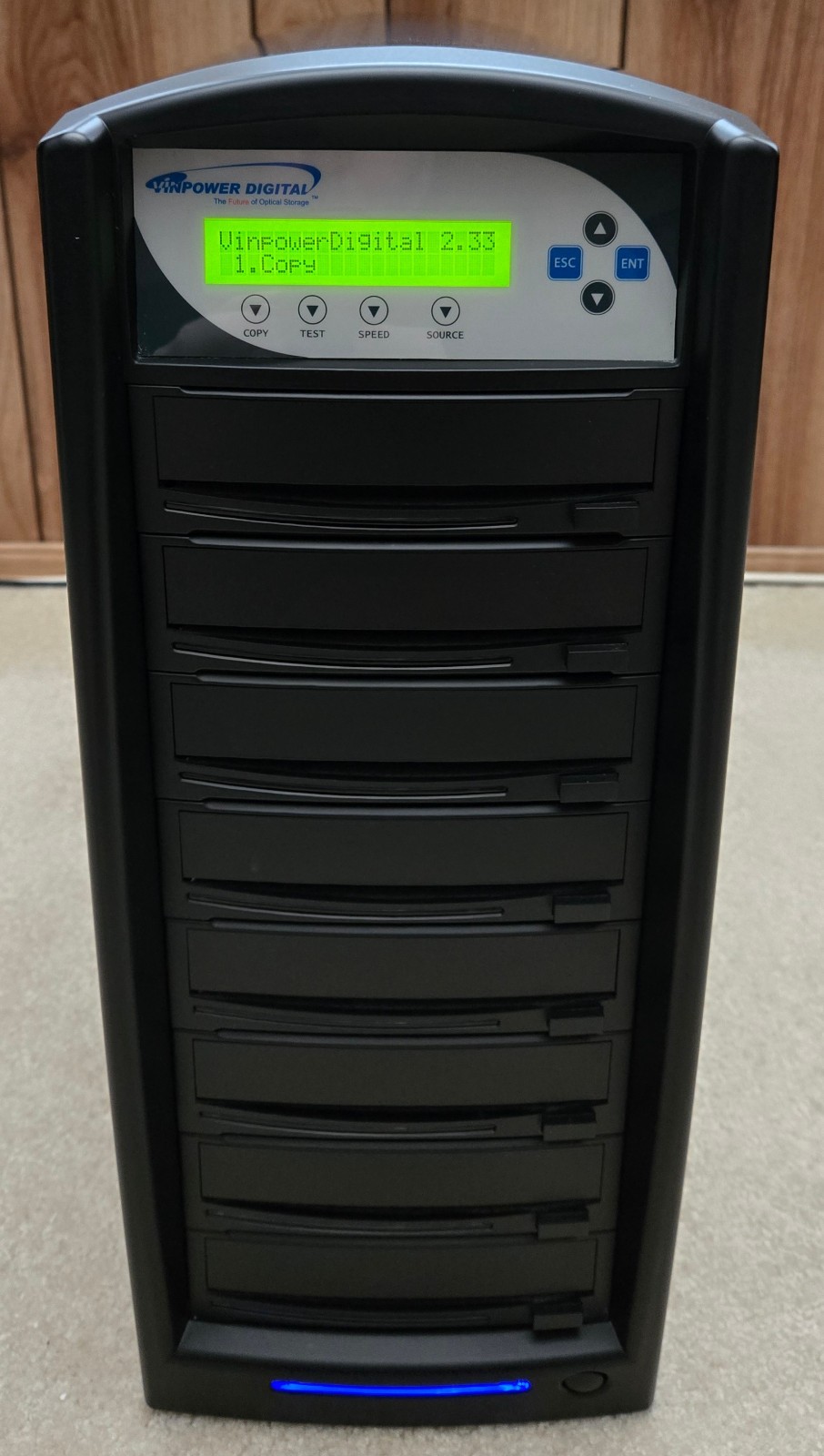 VINPOWER Digital Shark 1:7 DVD/CD Tower Duplicator with Internal Hard Drive