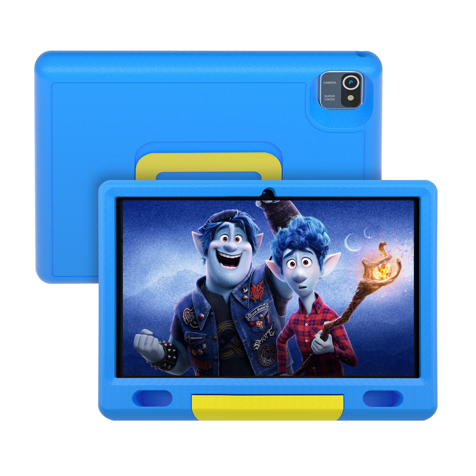 Urao Kids Tablet 10 inch Android 13 for Kids 2GB + 32GB Shockproof Blue