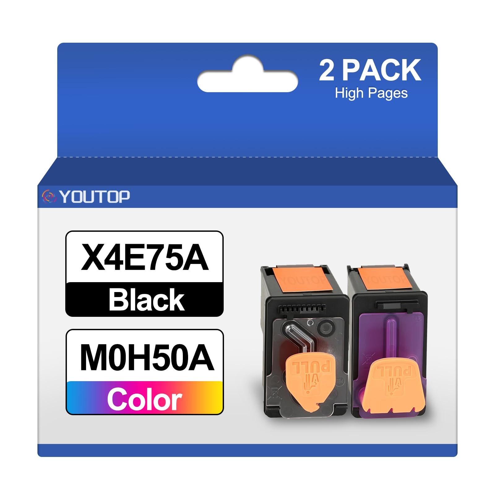 YOUTOP X4E75A M0H50A PrintHead Smart Tank Plus 651 Print small, Multicolor