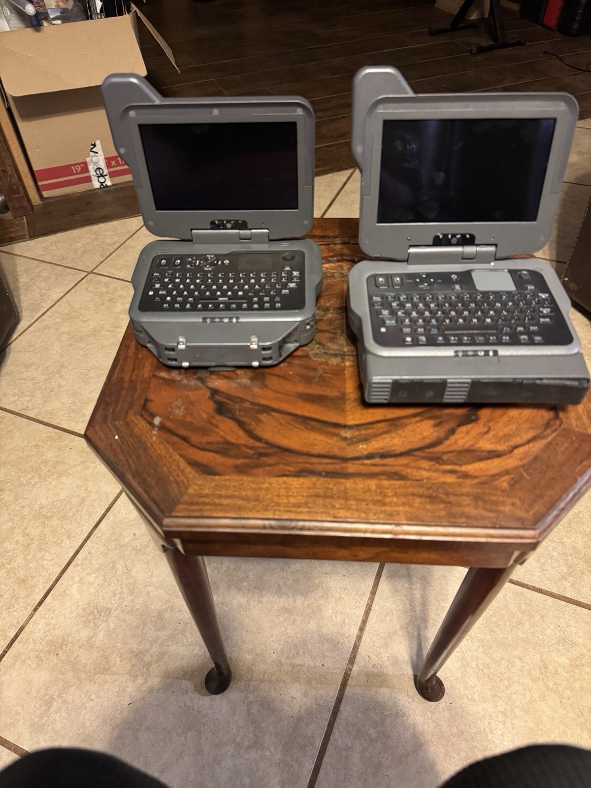 Pair of General Dynamics MR-1 Rugged and Durable  Laptops
