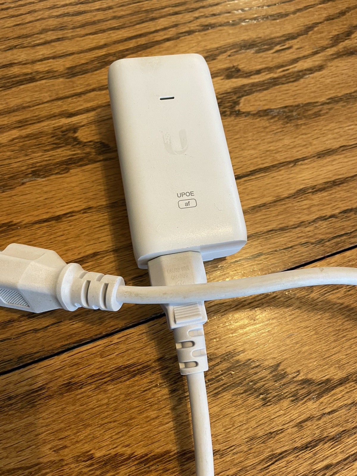 Ubiquiti Networks UPOE af Power Supply Adapter, 3-Prong Plug, Power Cable. 22