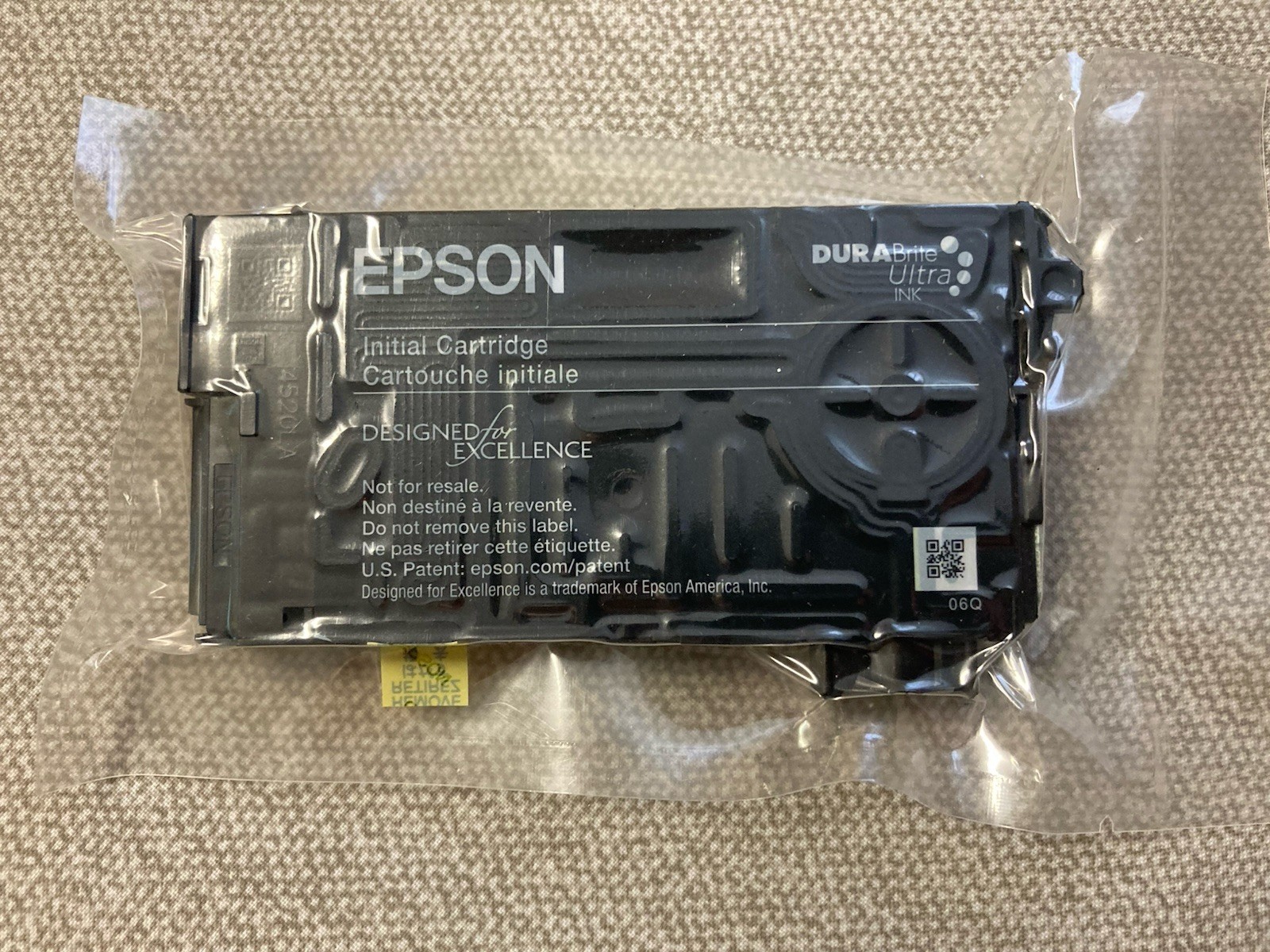 Genuine Epson Yellow Ink Cartridge 822-I DURABrite Ultra | Open Box Sealed Pack