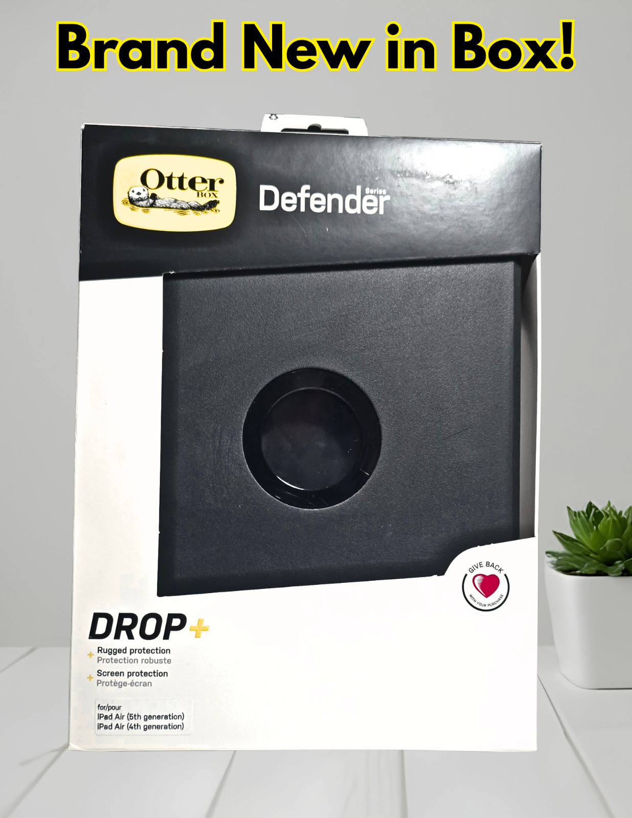 Otterbox Defender Series Pro iPad Air 4th & 5th Gen Case - Black (77-80851)