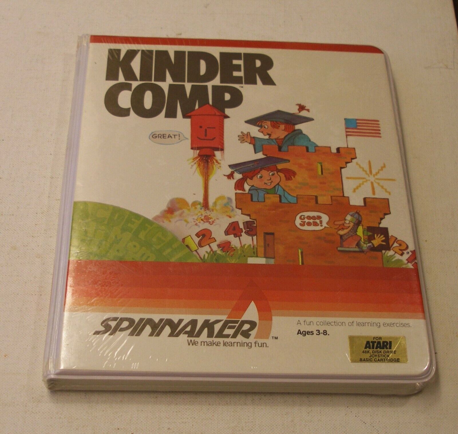 KinderComp by Spinnaker Software for Atari 400/800 - NEW