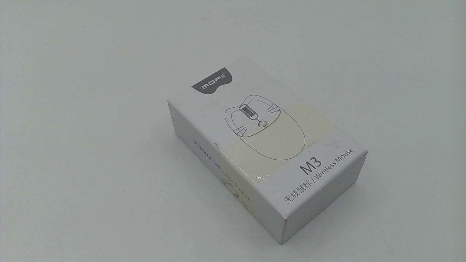 Mofii Cute Cat 2.4G Wireless Mouse, USB Receiver Plug And Play- White
