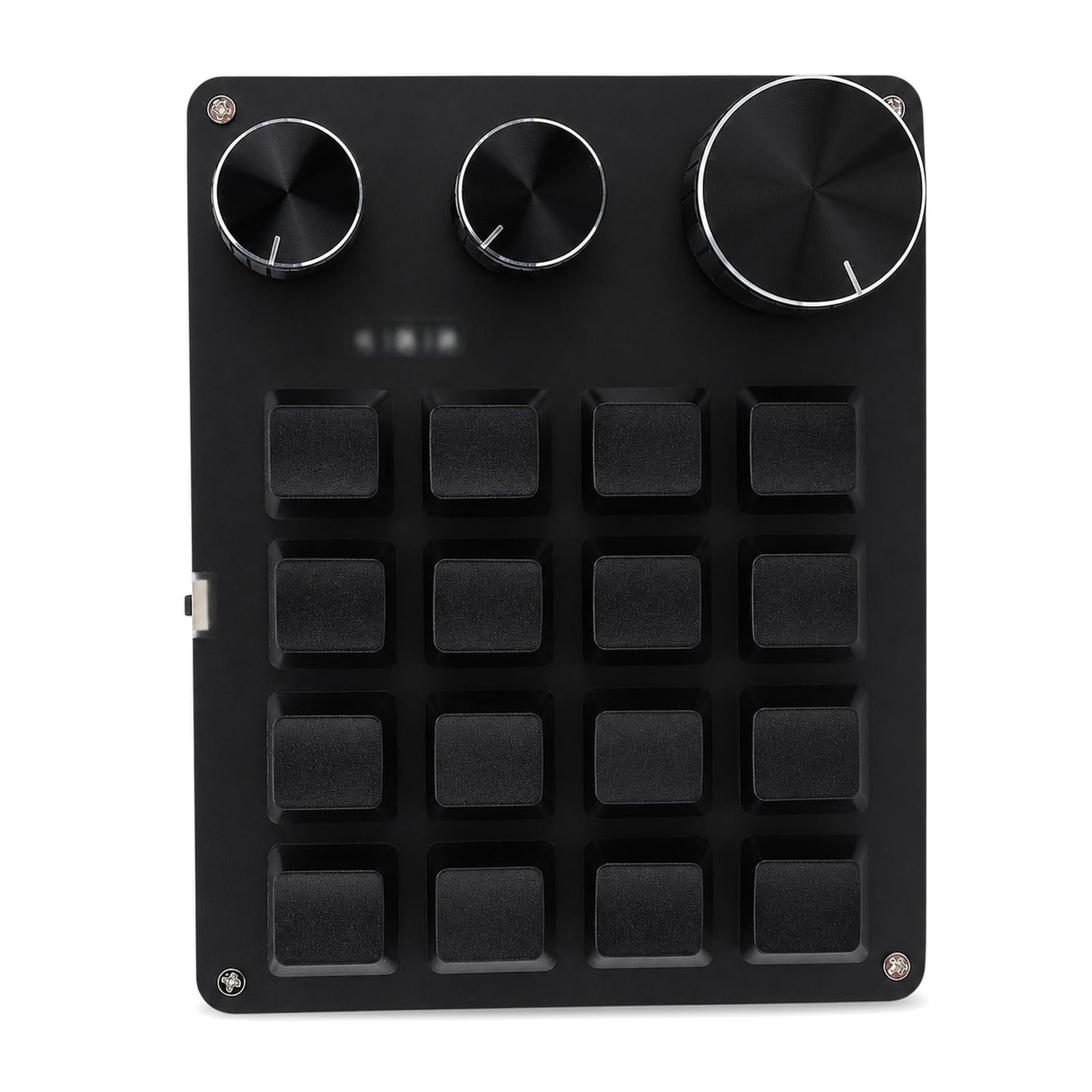 Macro Pad, 16 Key Programmable Keypad with 3 Custom Knobs & 3 Layers, Compact...