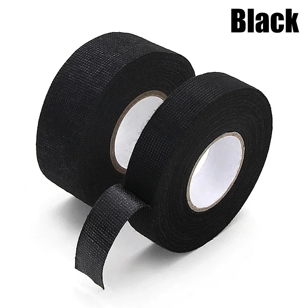 15M Heat Resistant Wiring Loom Cloth Tape Car Cable Harness 9/19/25mm