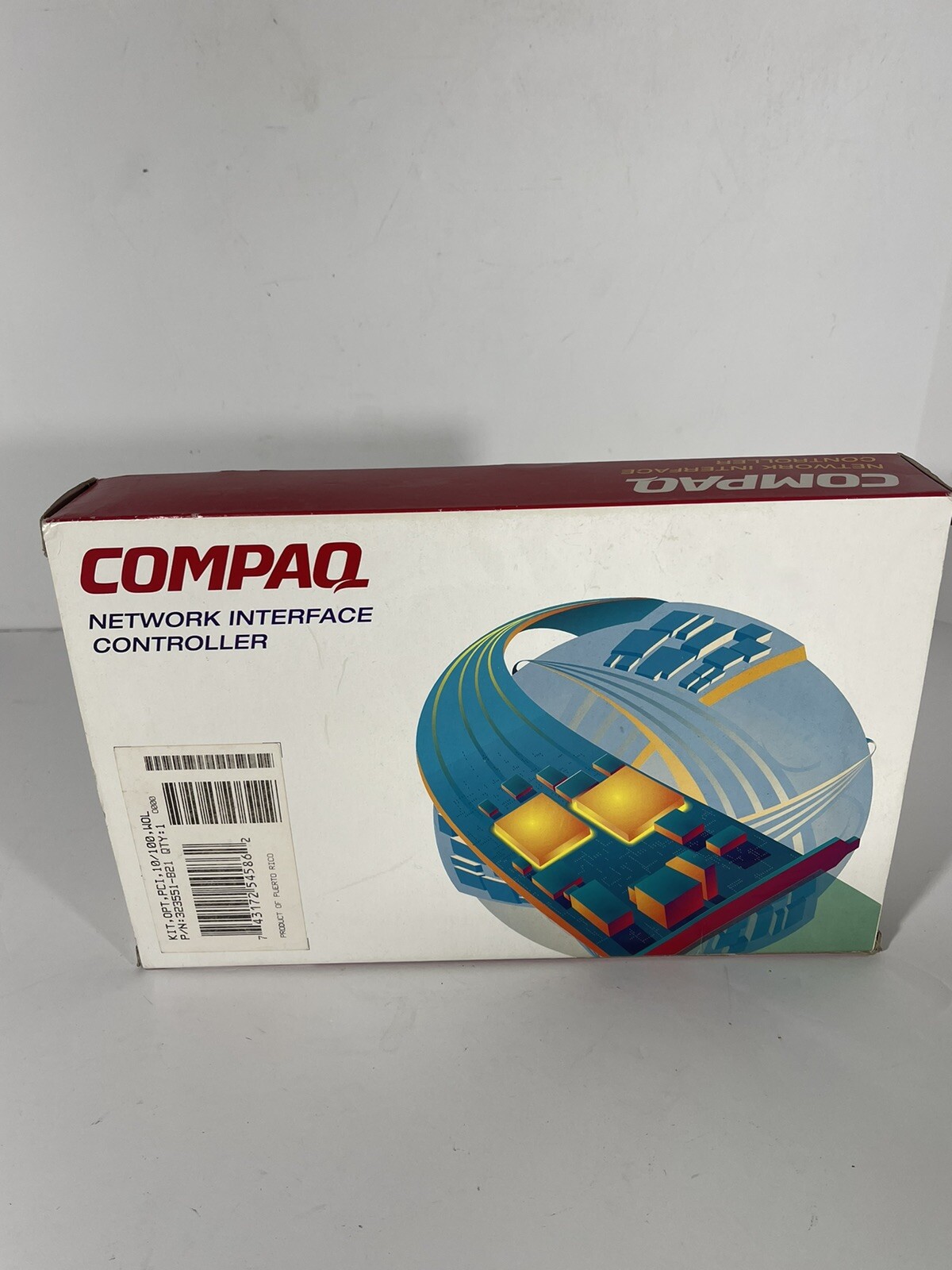 Compaq Network Interface Controller P/n: 323551- B21 KIT, OPT,  PCI, 10/100, WOL